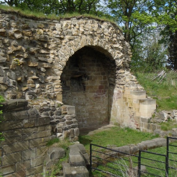 Pontefract Castle, Gascoigne Tower, after conservation