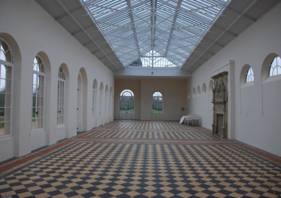 Wrest Park Orangery interior after