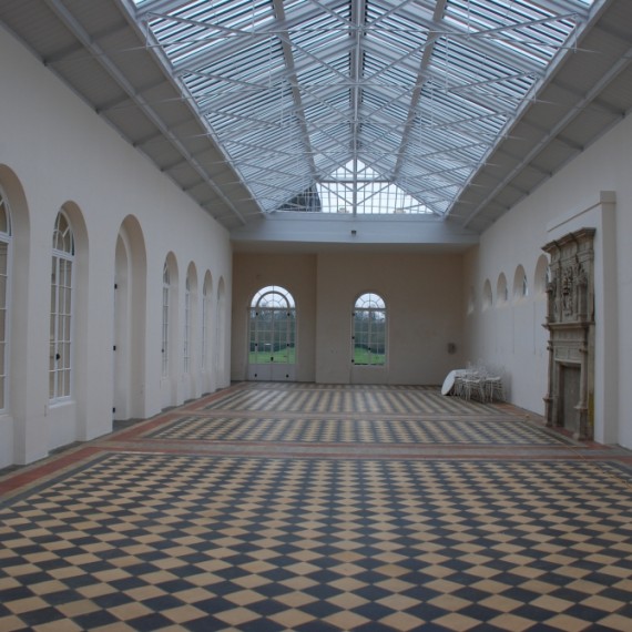 Wrest Park Orangery interior after