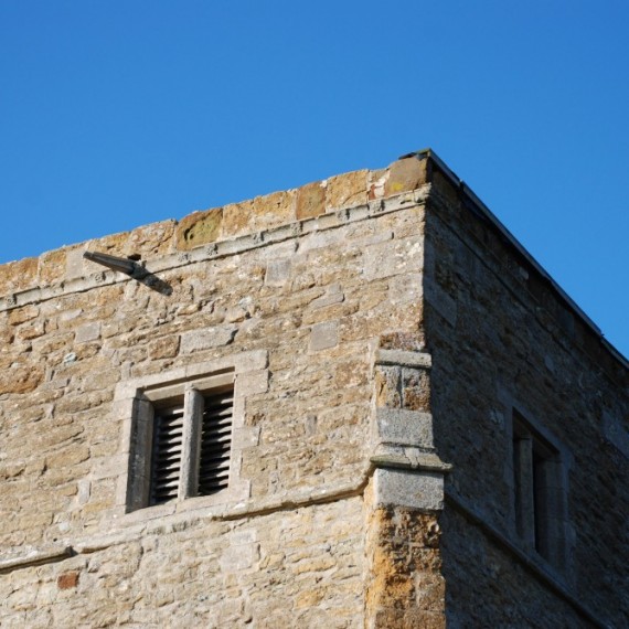 East Barkwith church before works commenced with parapet missing