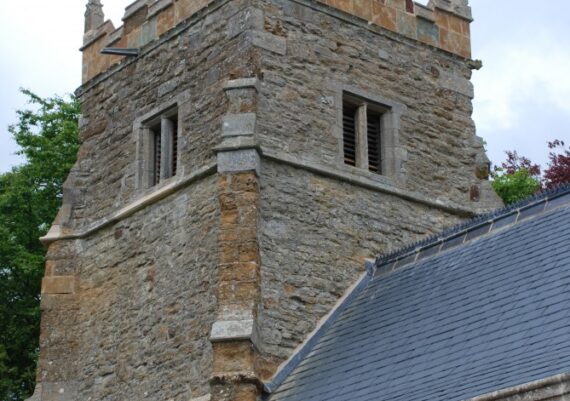 East Barkwith church, tower after repair, May 2013