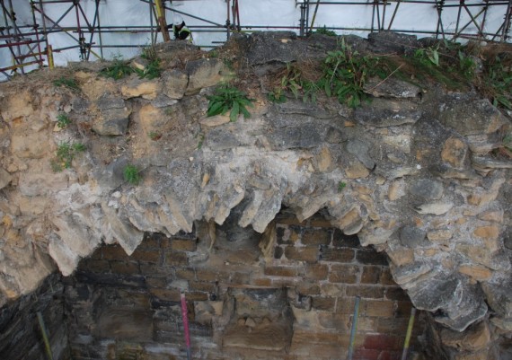 Pontefract Castle, Gascoigne Tower, detail 