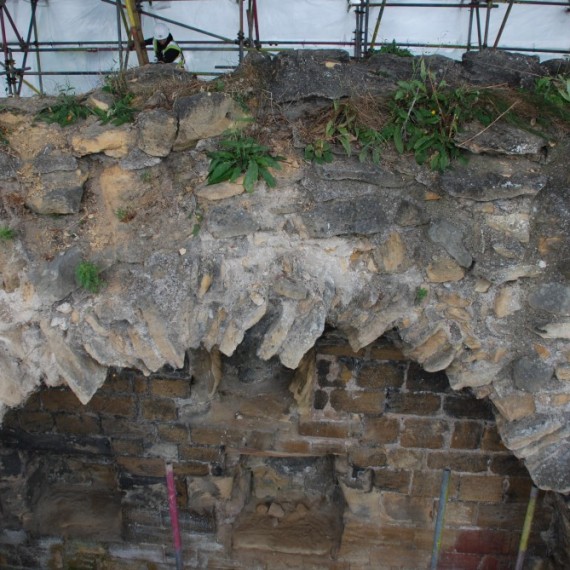 Pontefract Castle, Gascoigne Tower, detail 