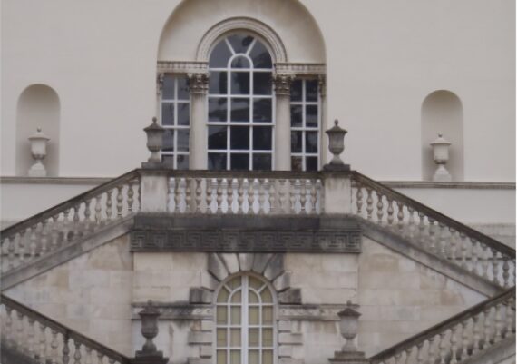 Chiswick House after repair, detail