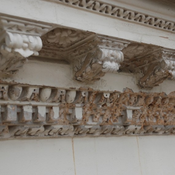 Chiswick House, detail prior to repair